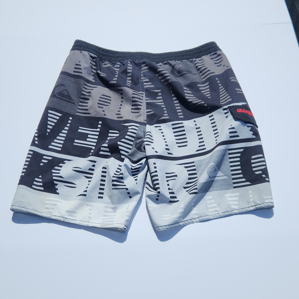 Quiksilver Board Shorts Men's Size M - Grey and Black - Picture 10 of 16